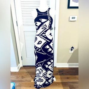 Crisscross Backed Sleeveless Maxi Dress